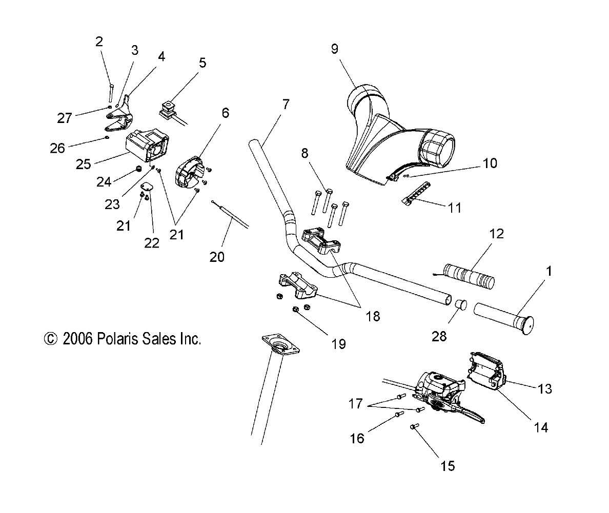 STEERING, HANDLEBAR - S08PY7FS/FE (49SNOWHANDLEBAR08FSTCRSR)