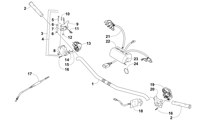 HANDLEBAR AND CONTROLS