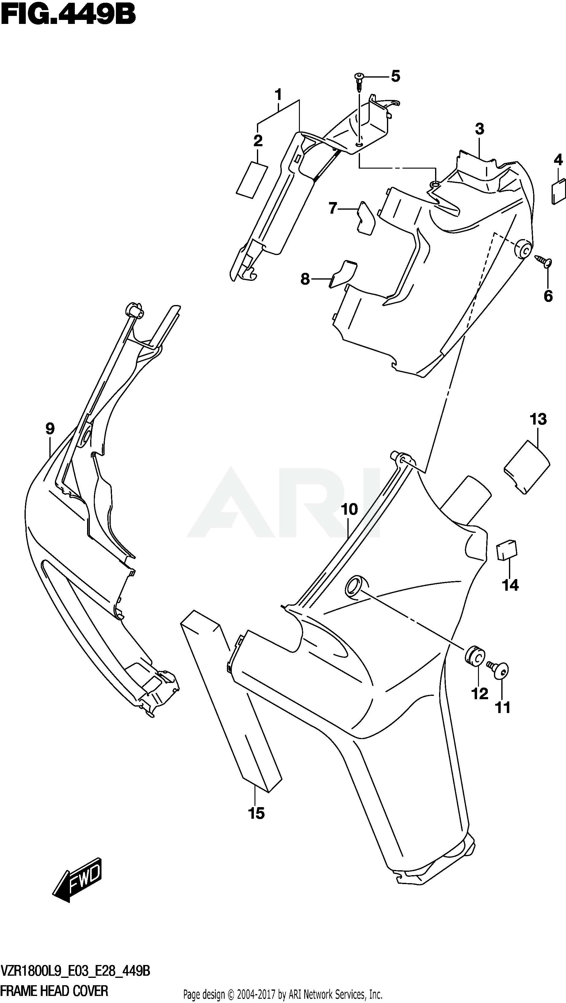 FRAME HEAD COVER (VZR1800BZL9 E03)