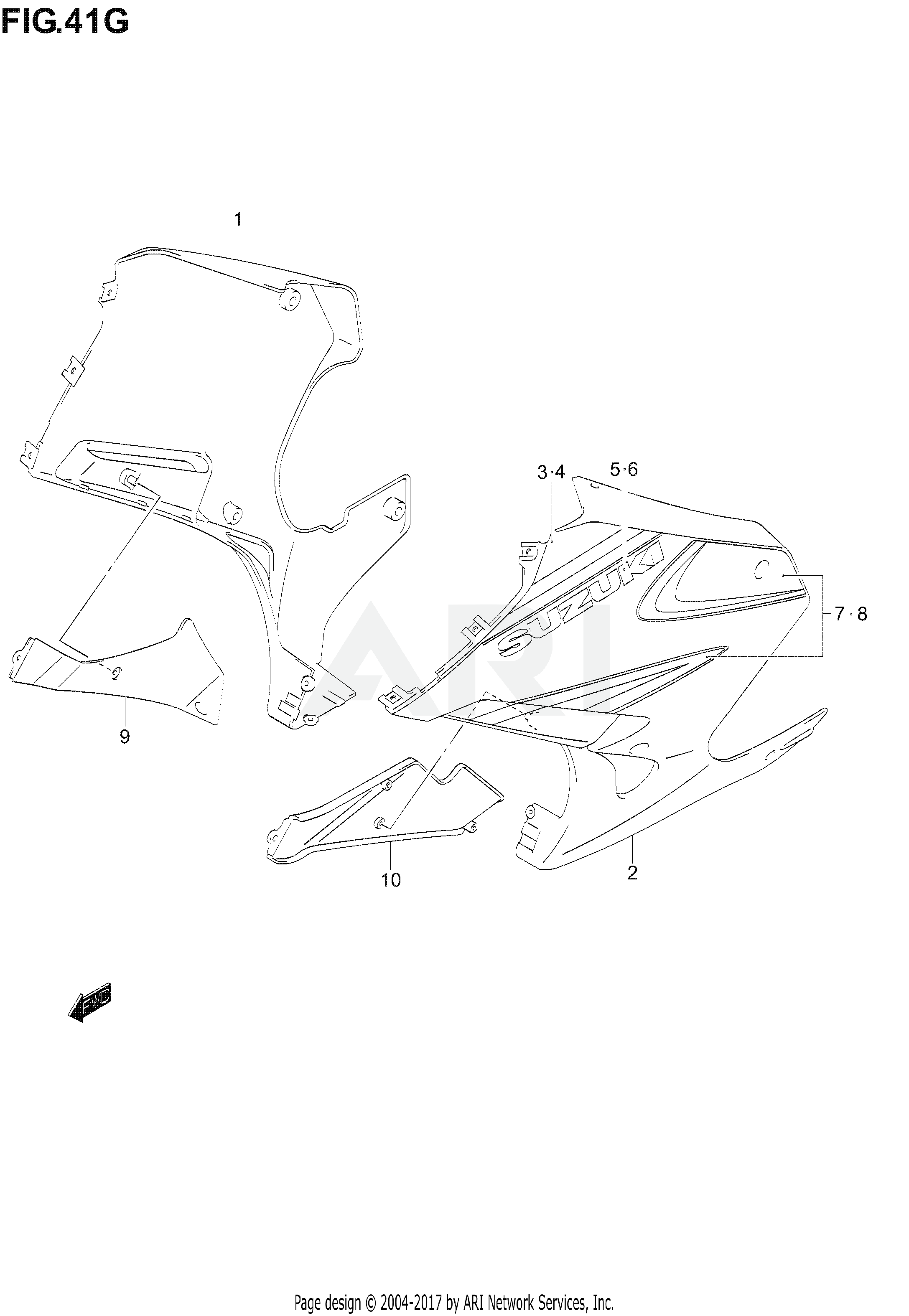 UNDER COWLING  (GS500FK6)