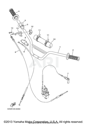 STEERING HANDLE CABLE