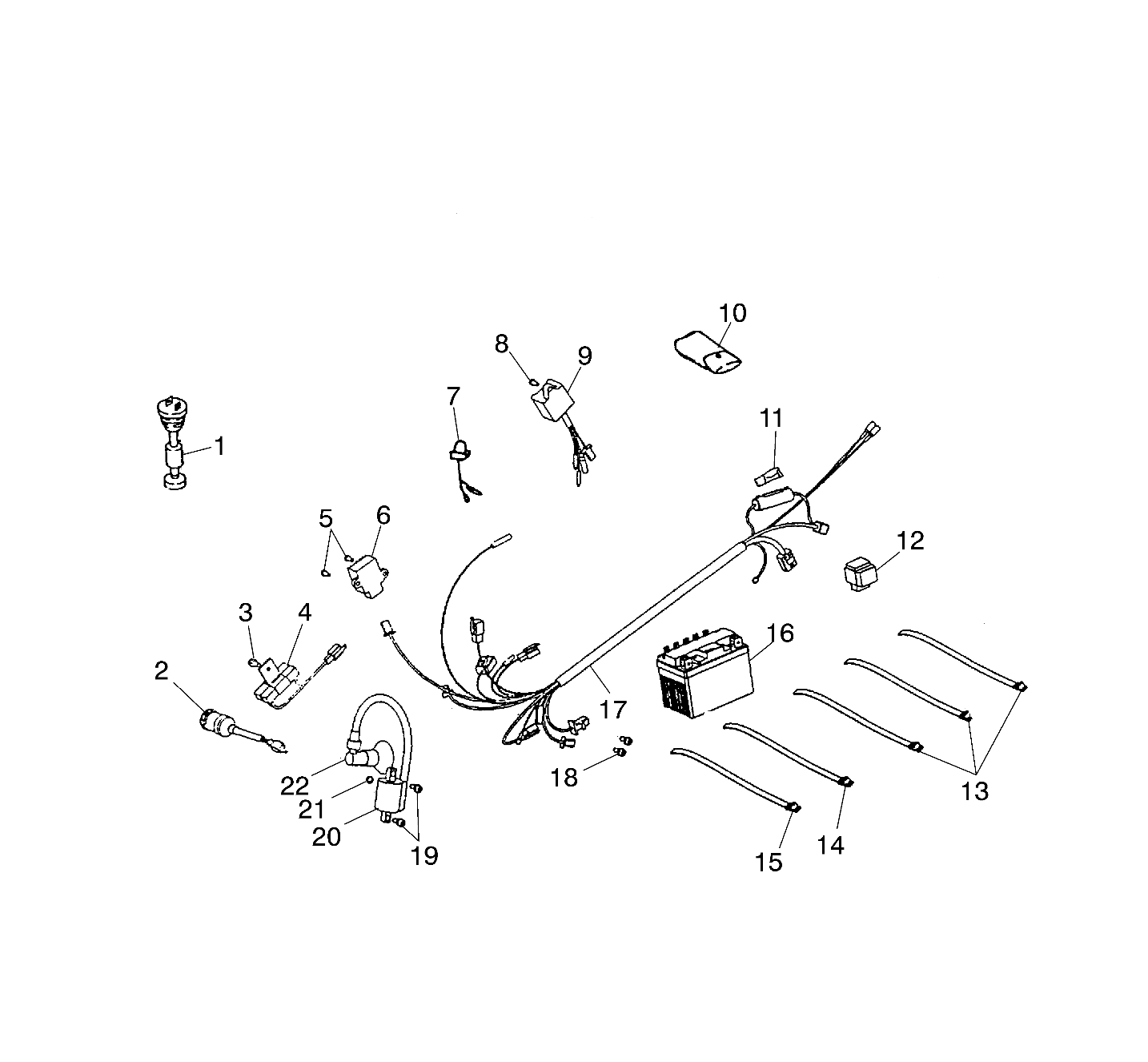 ELECTRICAL PARTS - A02EA05CA (4970887088C03)