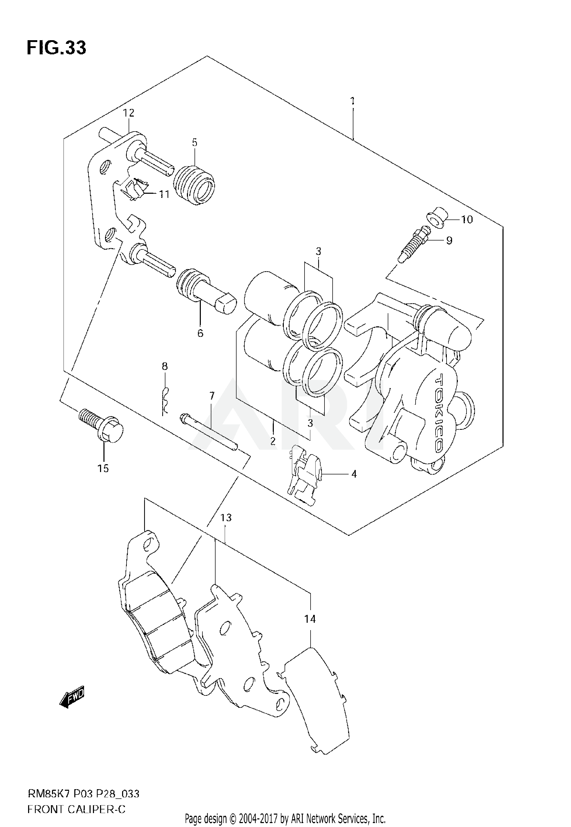 FRONT CALIPER