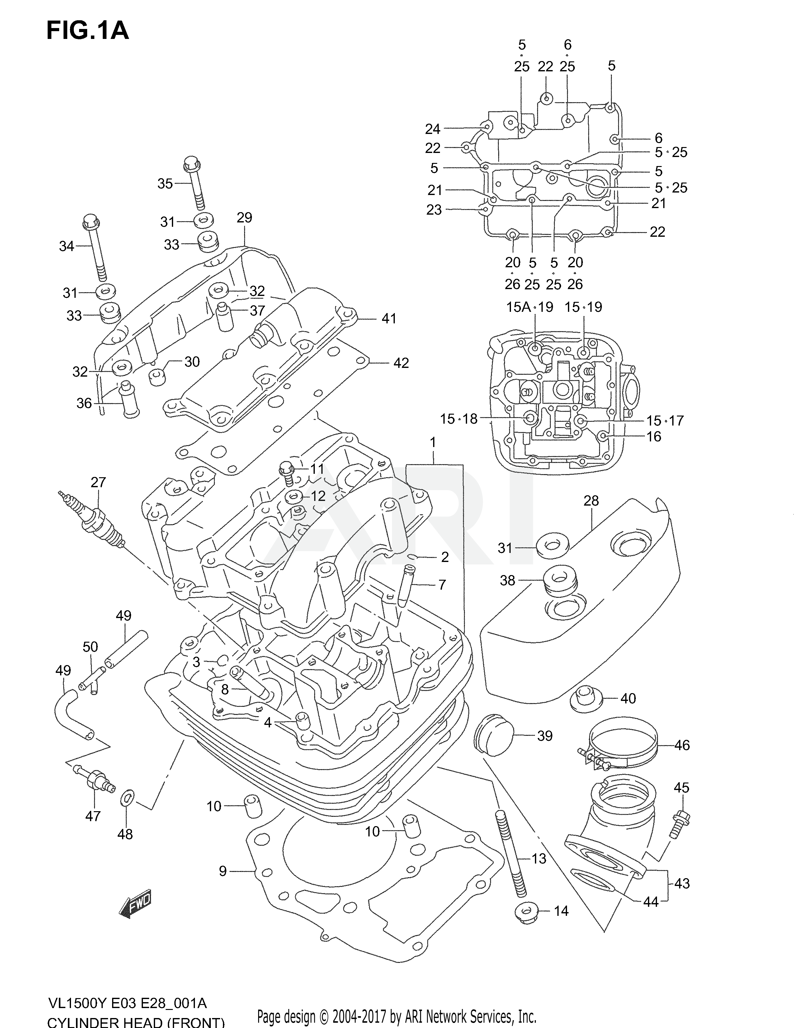 CYLINDER HEAD (FRONT)