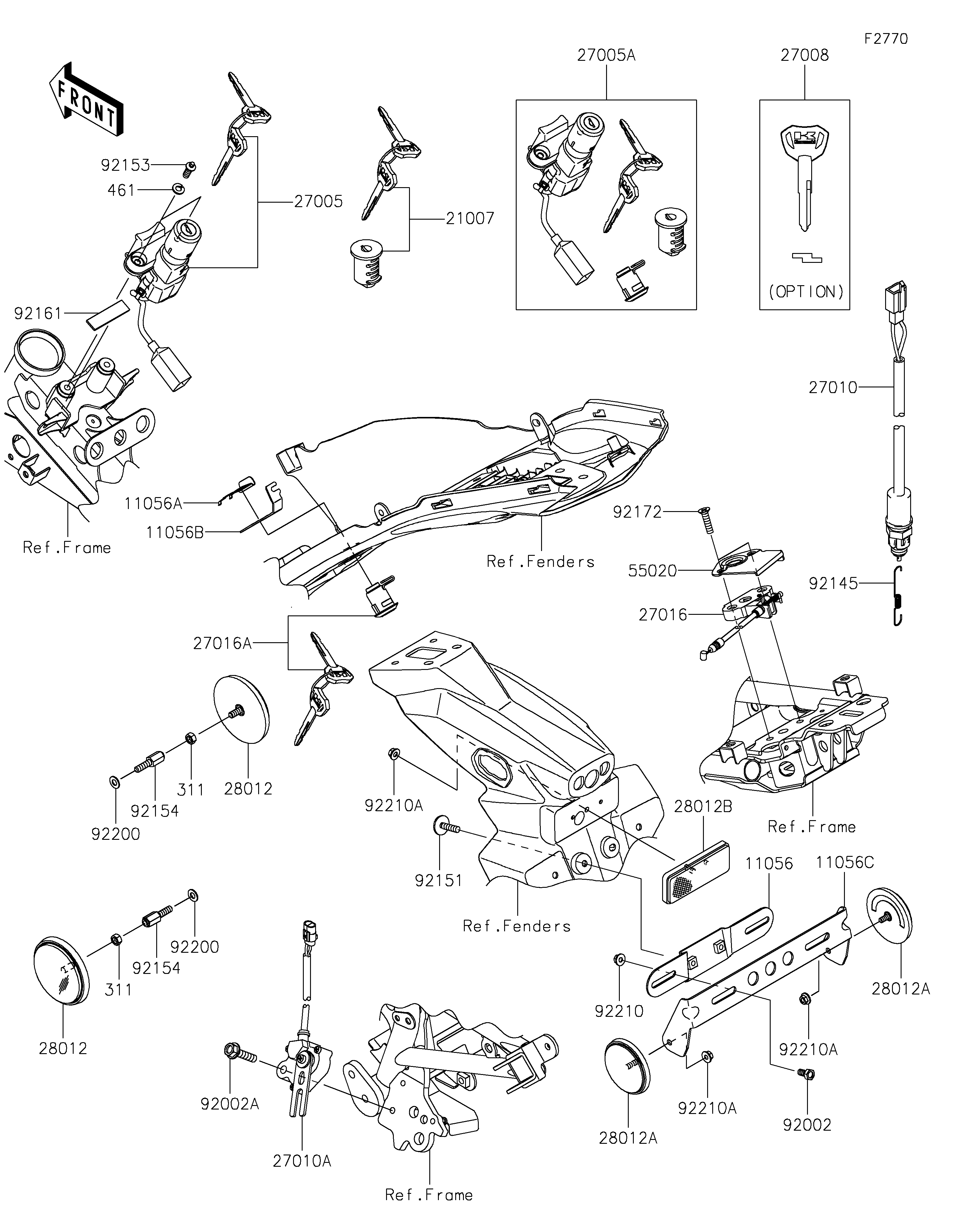 Ignition Switch/Locks/Reflectors