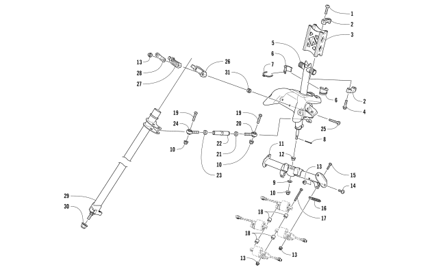 STEERING POST ASSEMBLY