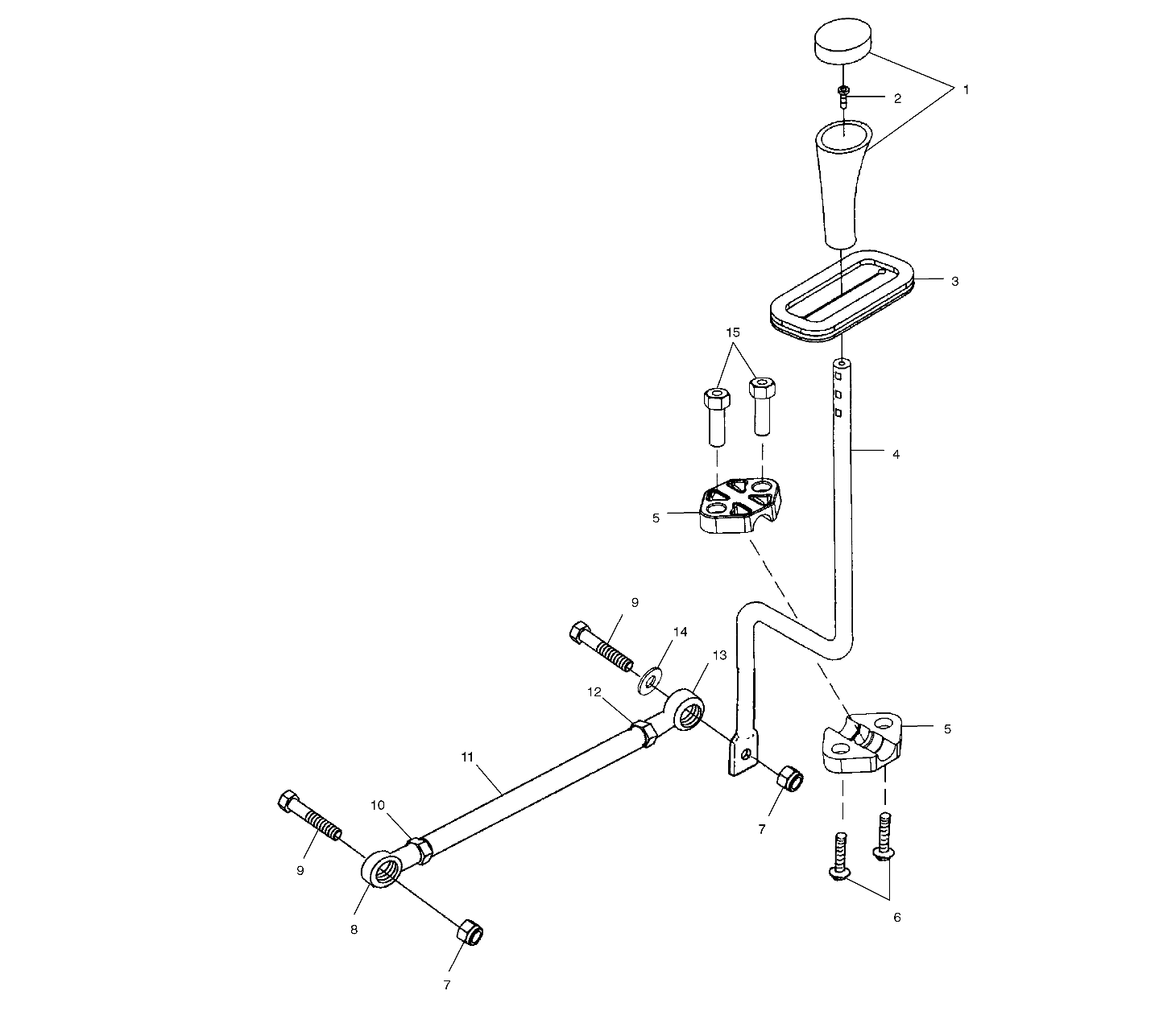 GEAR SELECTOR - A03BA25CA/CB (4975037503C02)