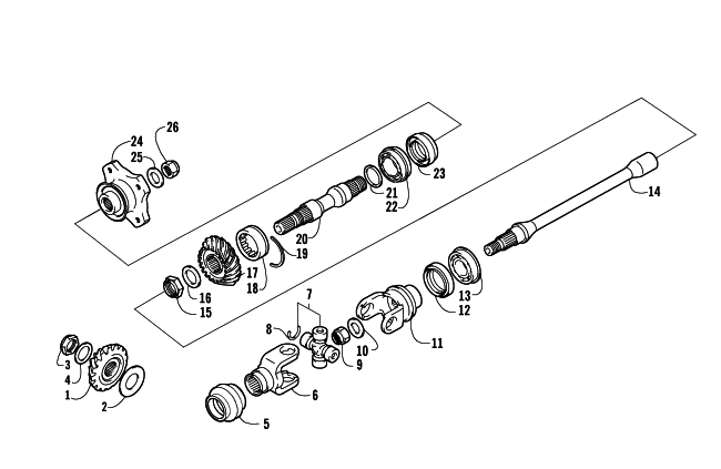 SECONDARY DRIVE ASSEMBLY