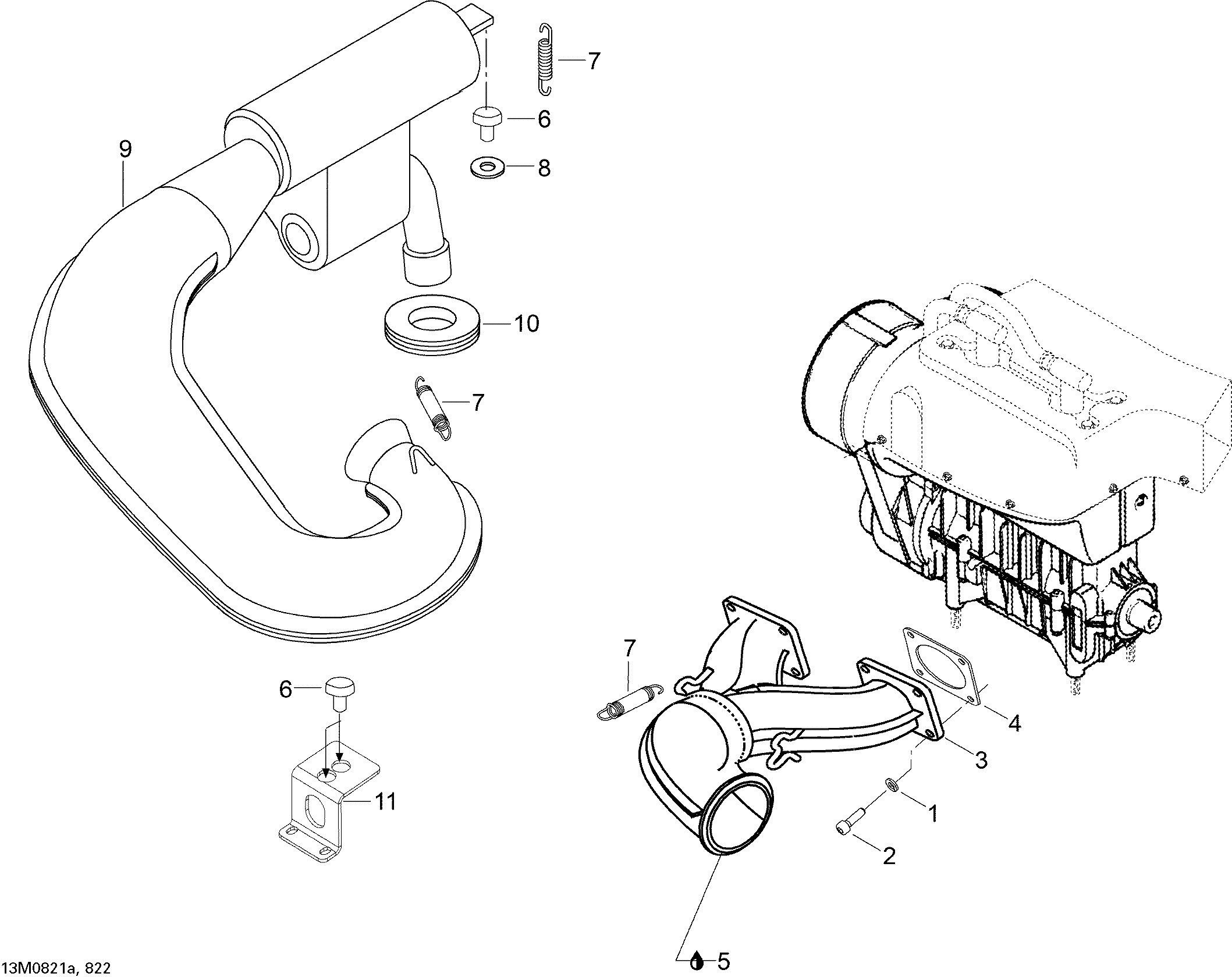 Exhaust System 550F