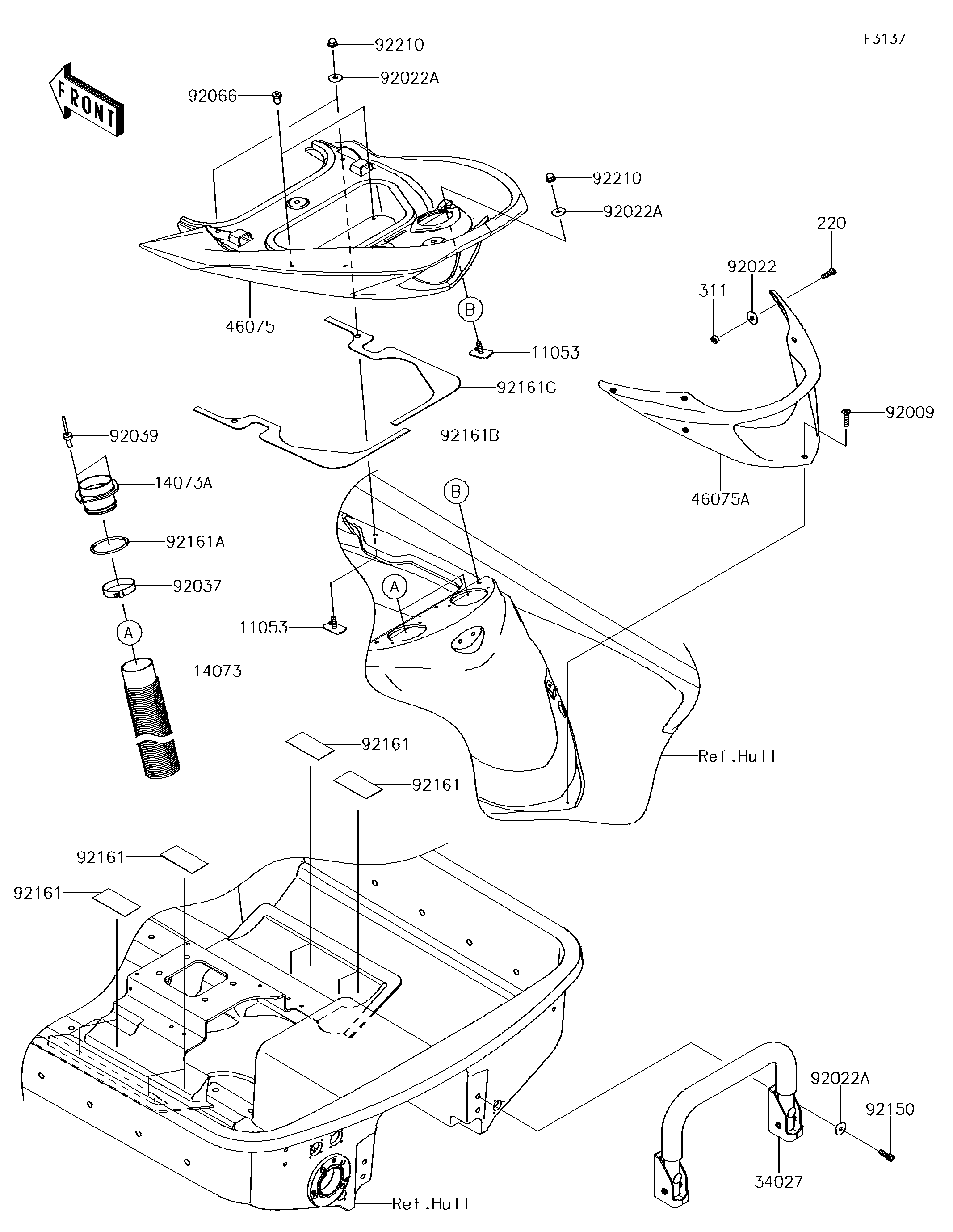 Hull Rear Fittings