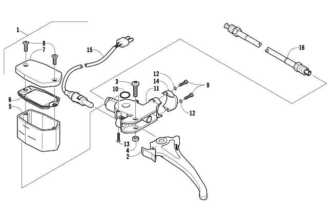 HYDRAULIC BRAKE CONTROL ASSEMBLY