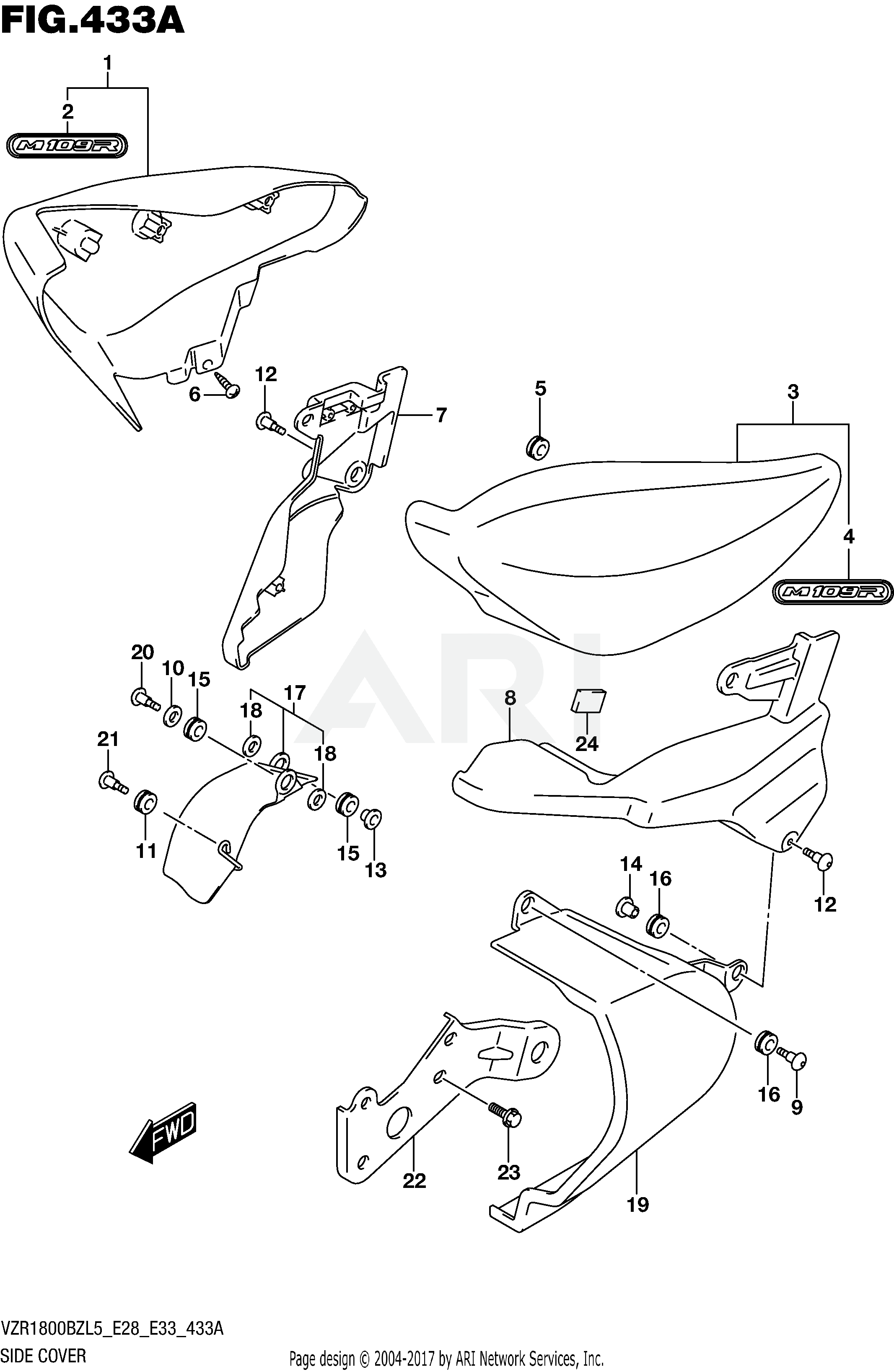 SIDE COVER (VZR1800BZL5 E28)