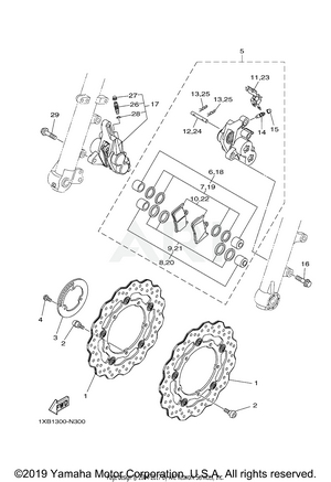 FRONT BRAKE CALIPER