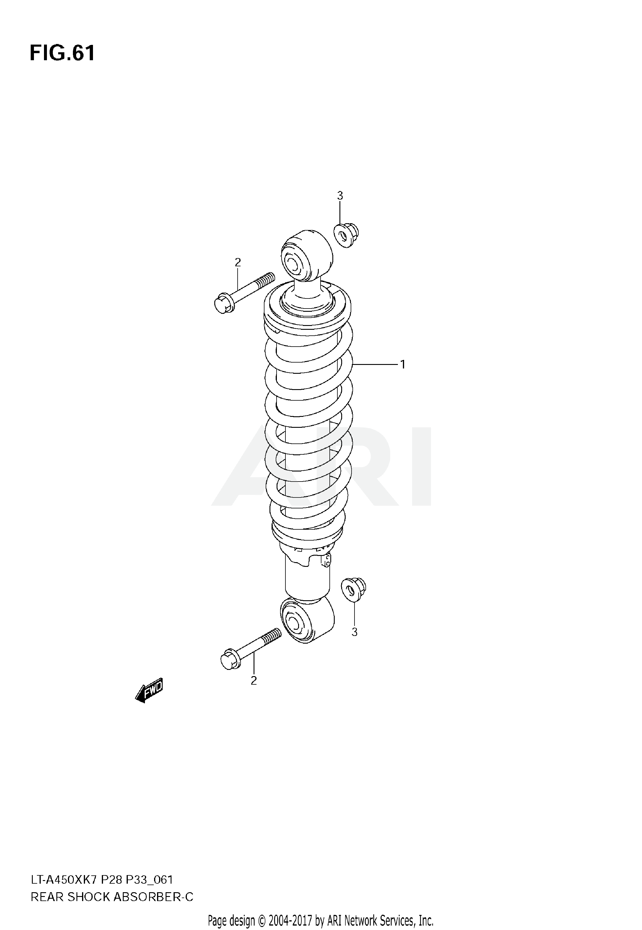 REAR SHOCK ABSORBER