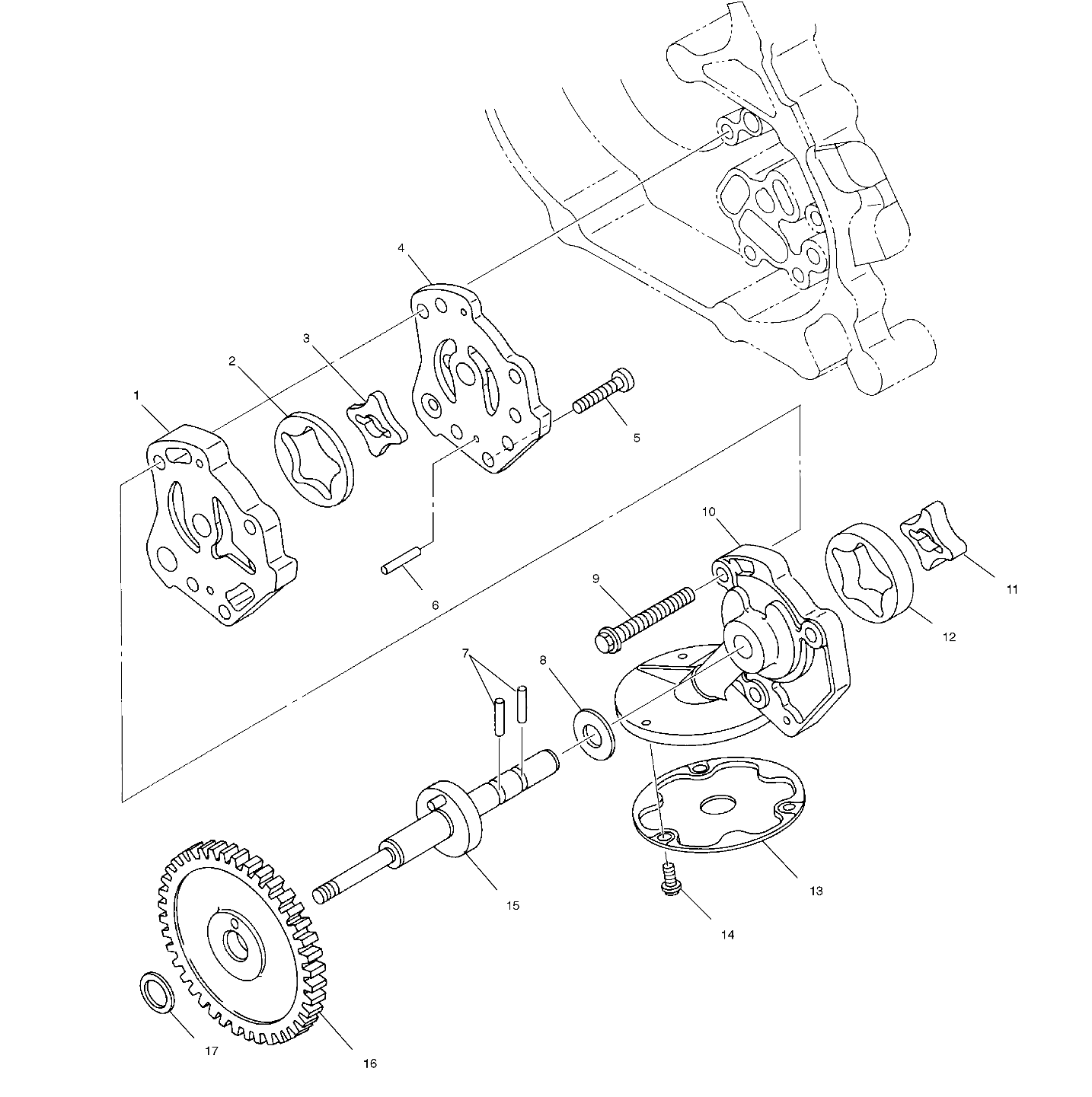 OIL PUMP - A00CD50FB (4954885488D014)