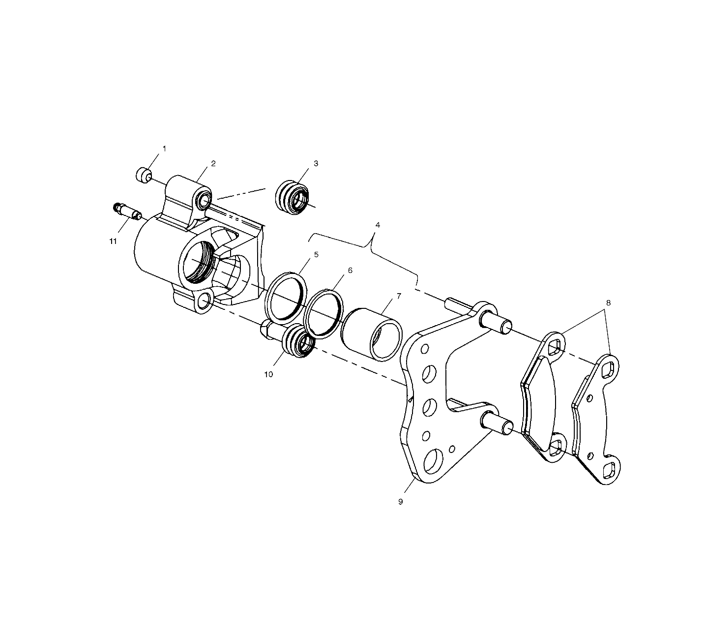 FRONT BRAKE - A01CD32FB (4964026402B011)