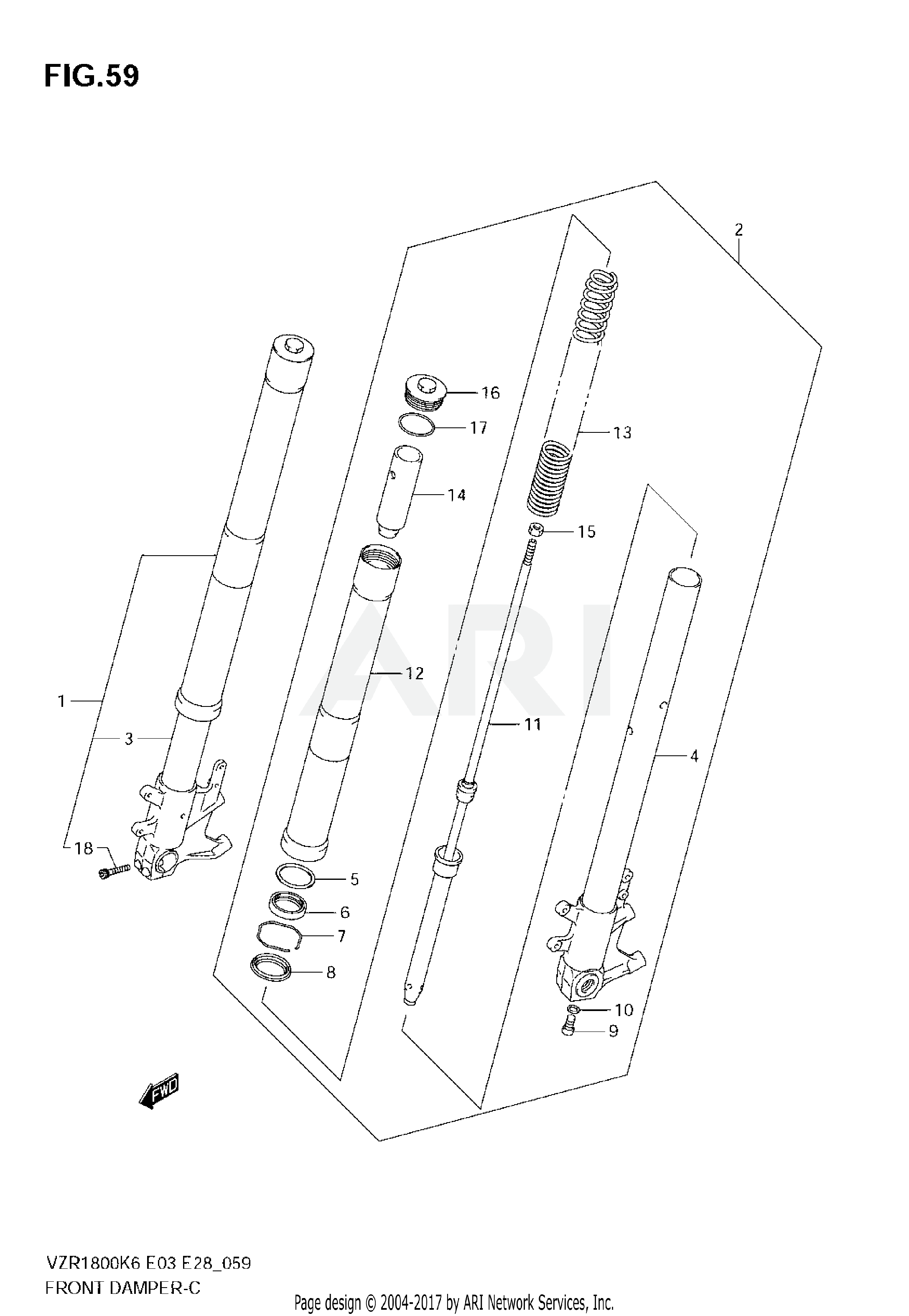 FRONT DAMPER (VZR1800K6/K7)