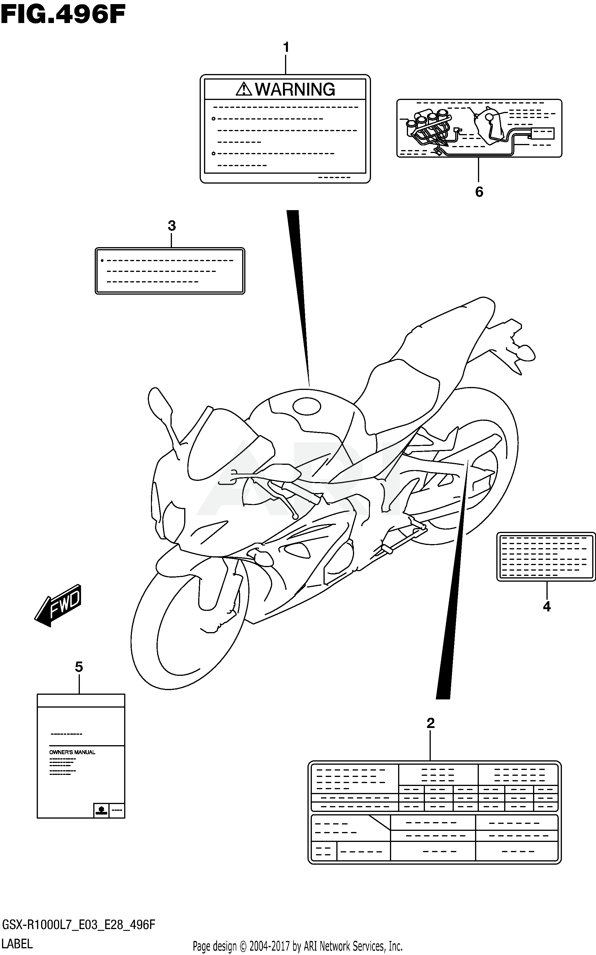 LABEL (GSX-R1000AL7 E33)