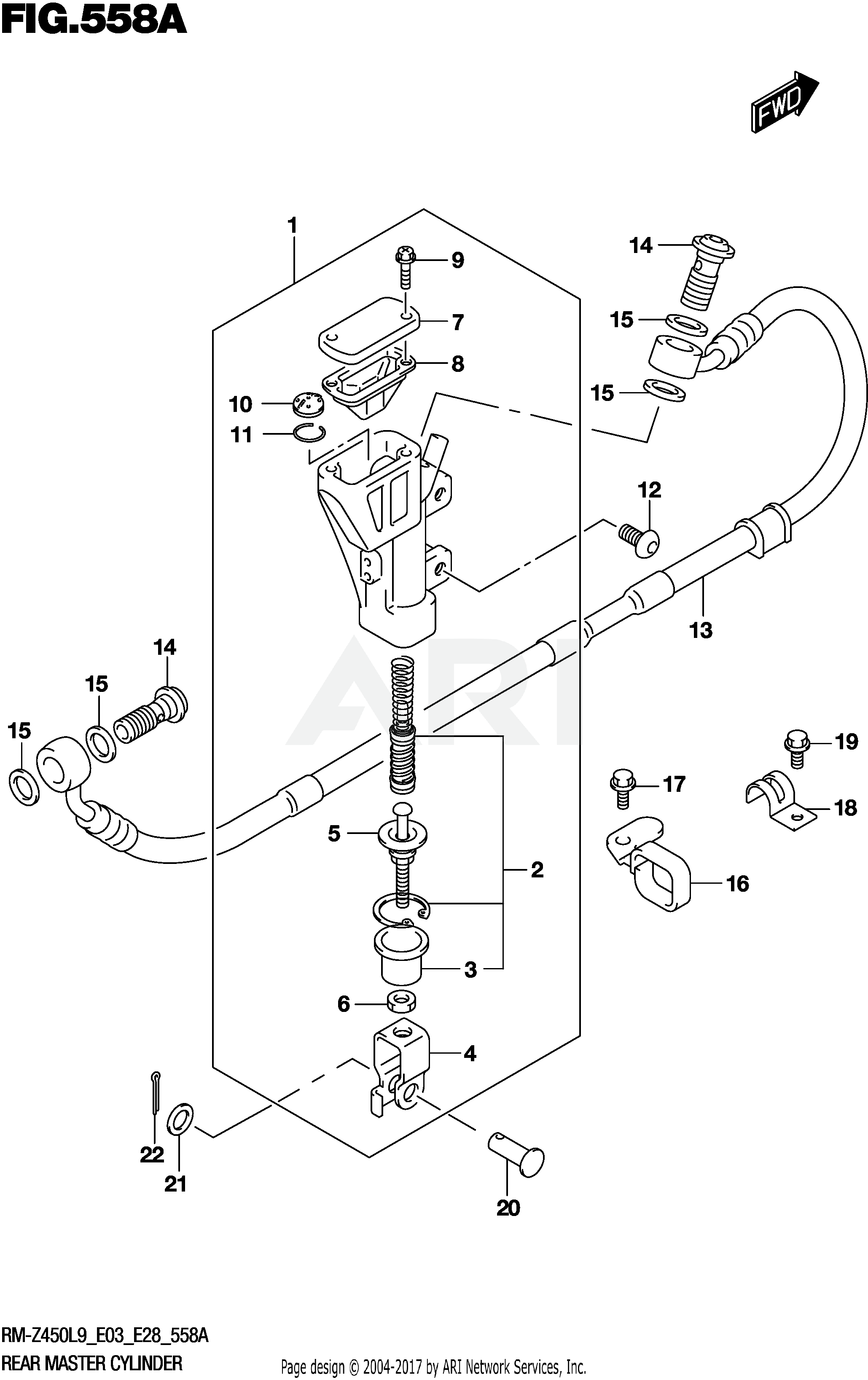 REAR MASTER CYLINDER