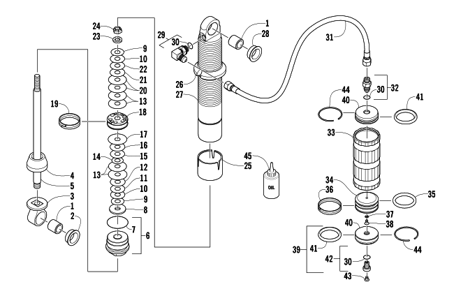 FRONT SUSPENSION SHOCK ABSORBER