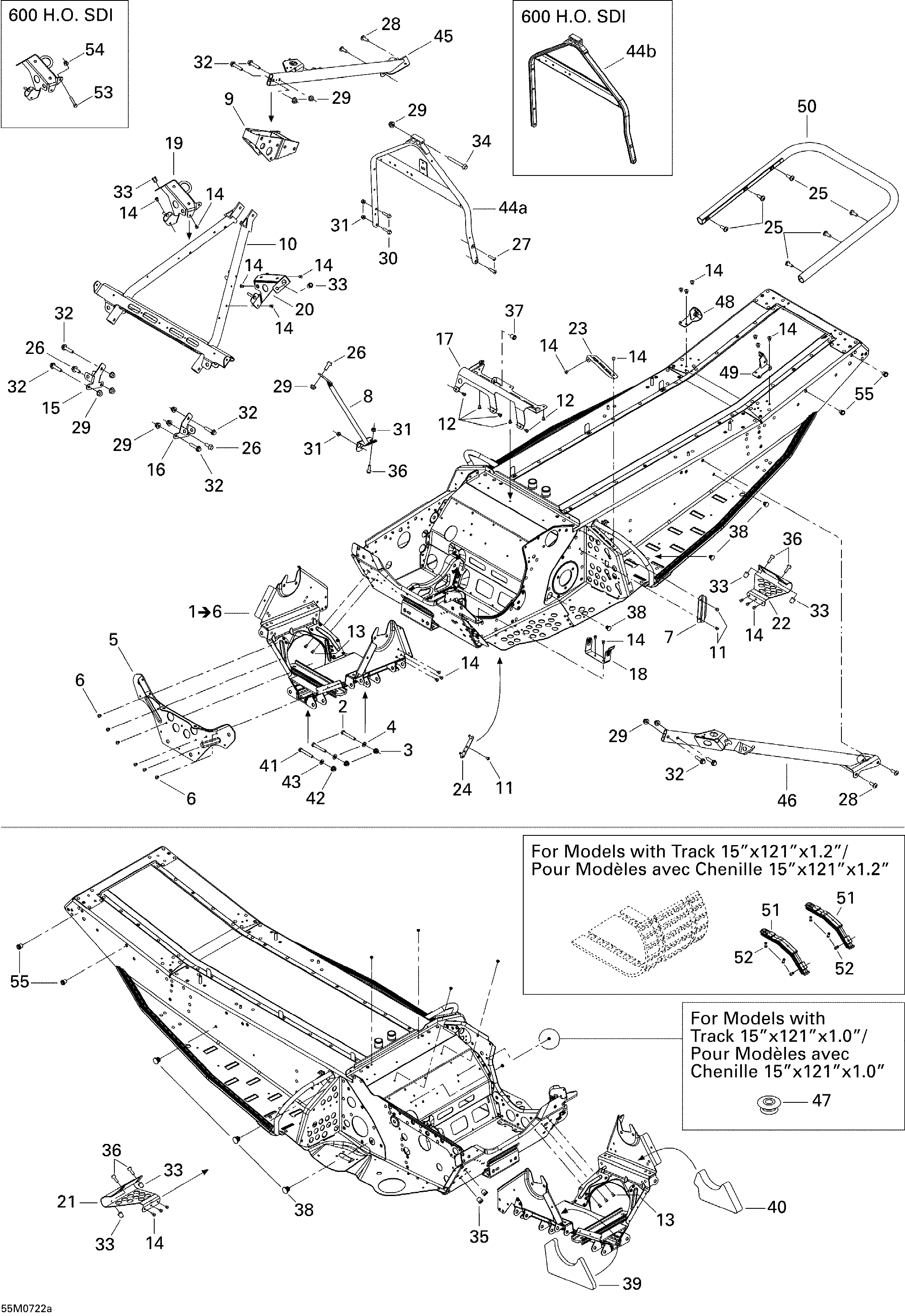 Frame and Components 500 SS