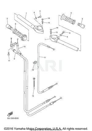 STEERING HANDLE CABLE