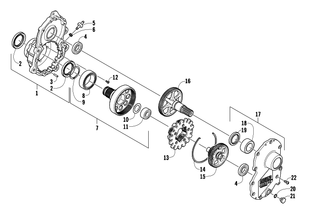 GEARCASE ASSEMBLY