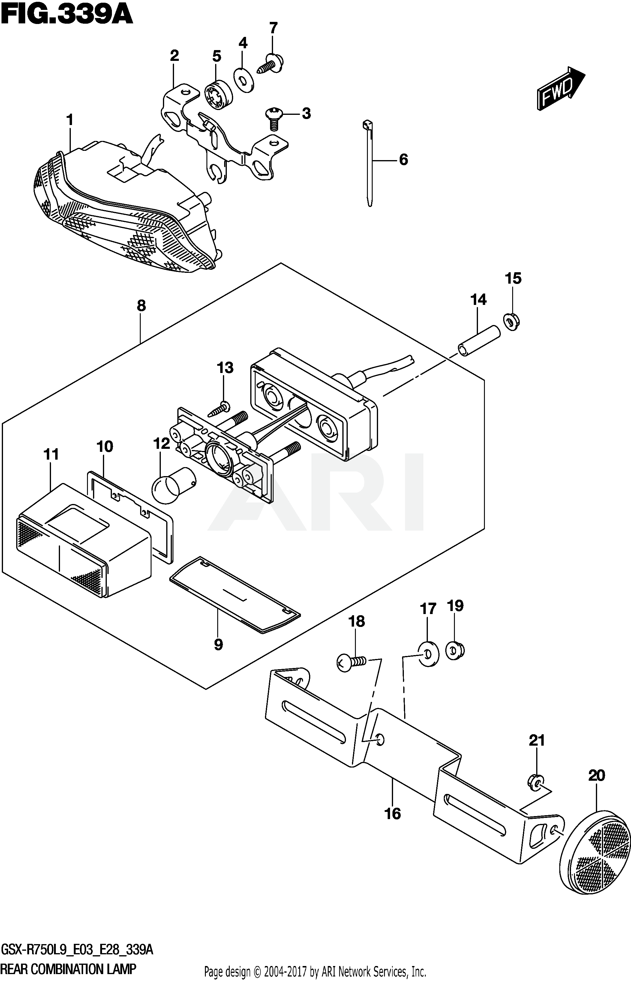 REAR COMBINATION LAMP