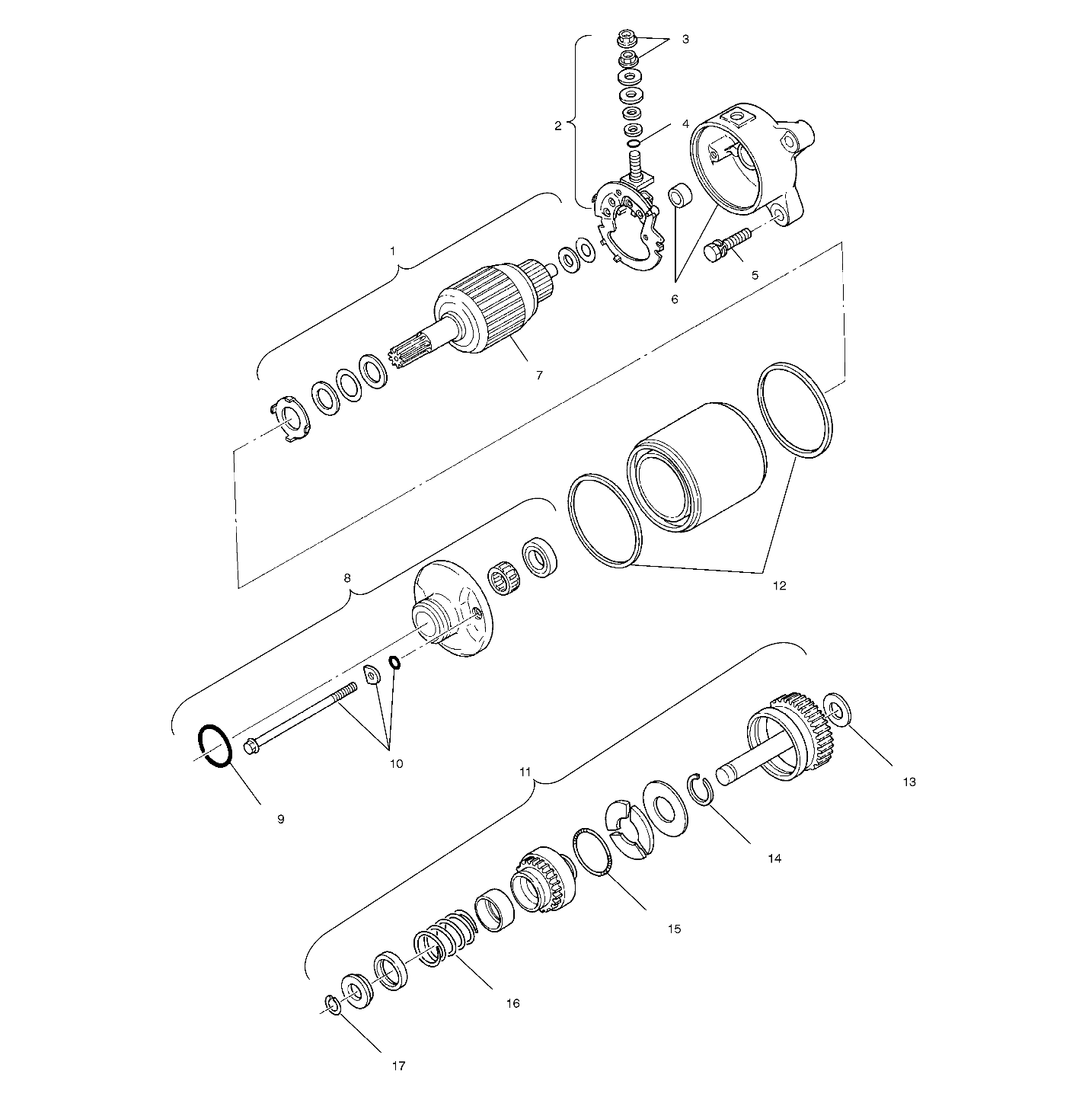 STARTING MOTOR - A00CL50DA (4954815481E003)