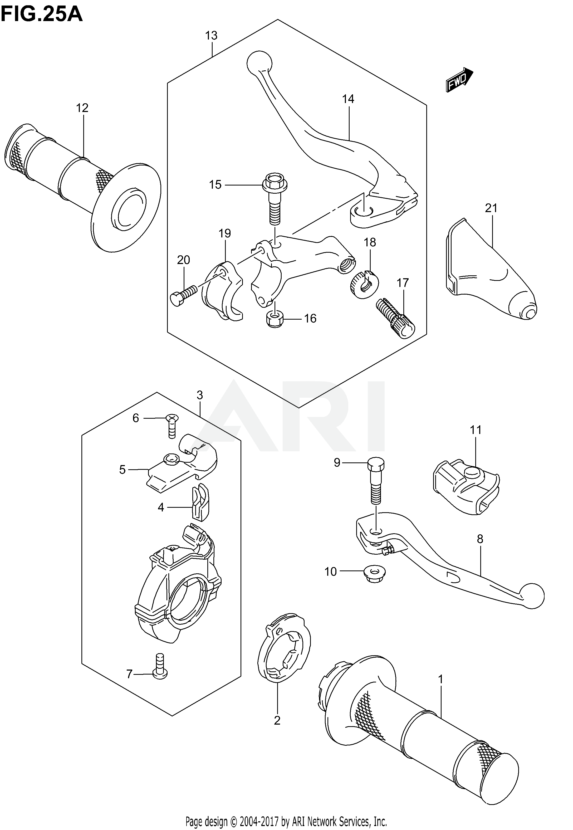 HANDLE LEVER (MODEL K5/K6)