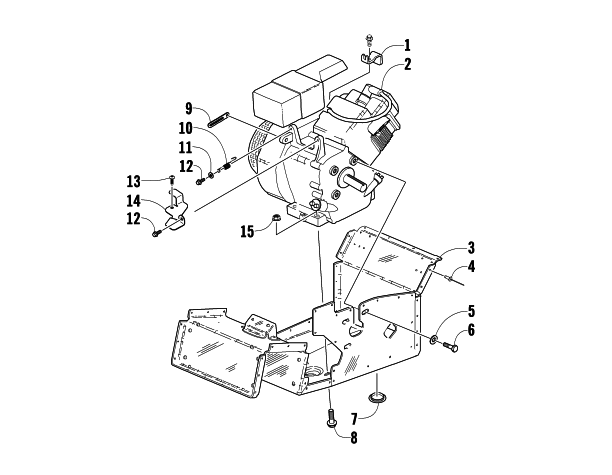 ENGINE AND RELATED PARTS