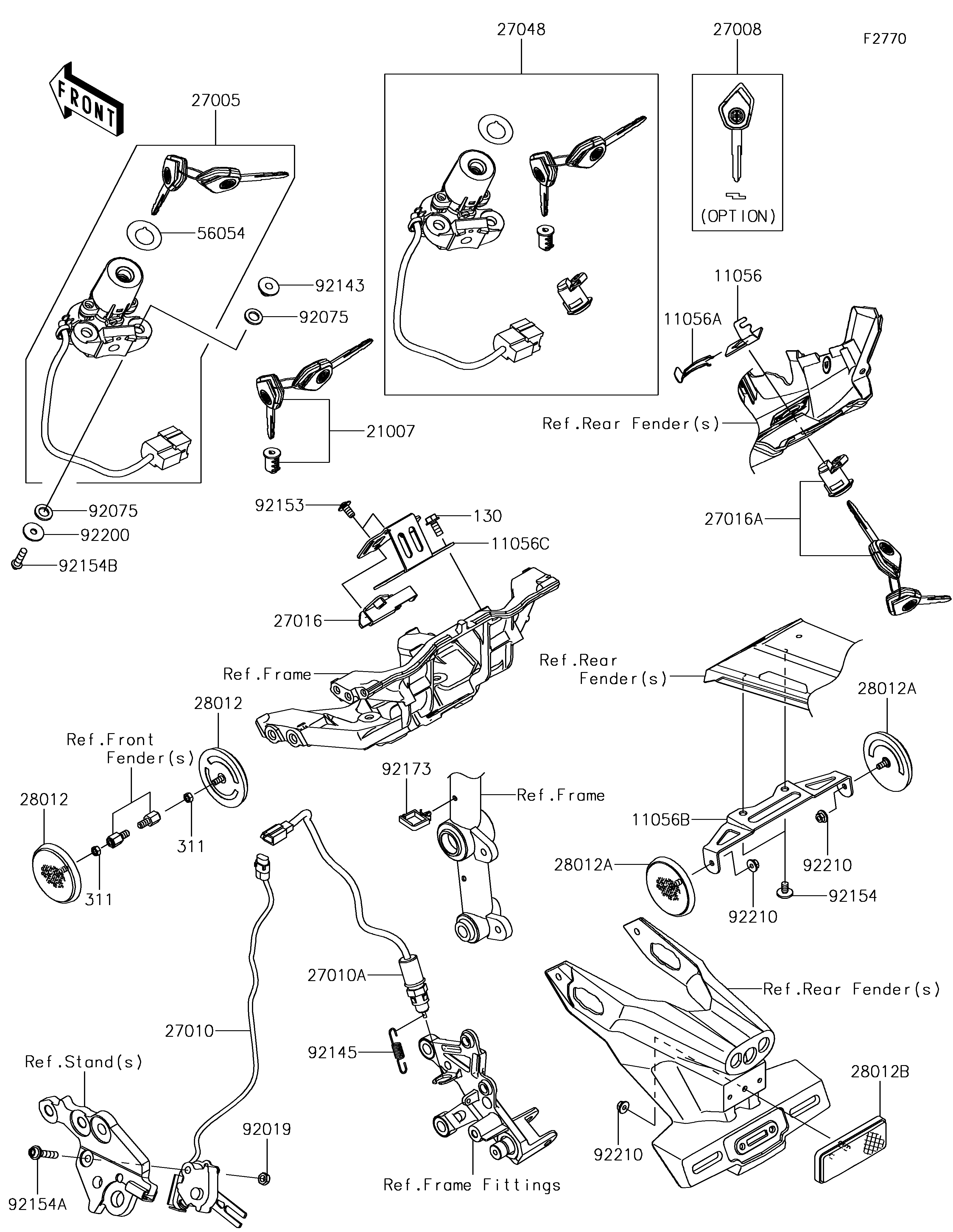 Ignition Switch/Locks/Reflectors