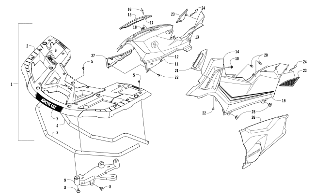 FRONT RACK AND SIDE PANEL ASSEMBLIES