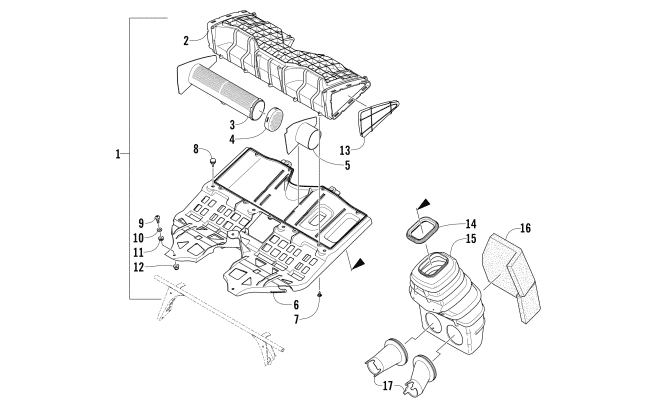 AIR SILENCER ASSEMBLY