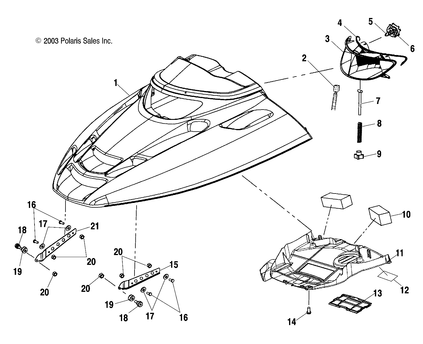 HOOD - S04NT5BS/BE (4988518851A10)