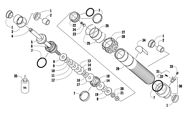 FRONT SUSPENSION SHOCK ABSORBER