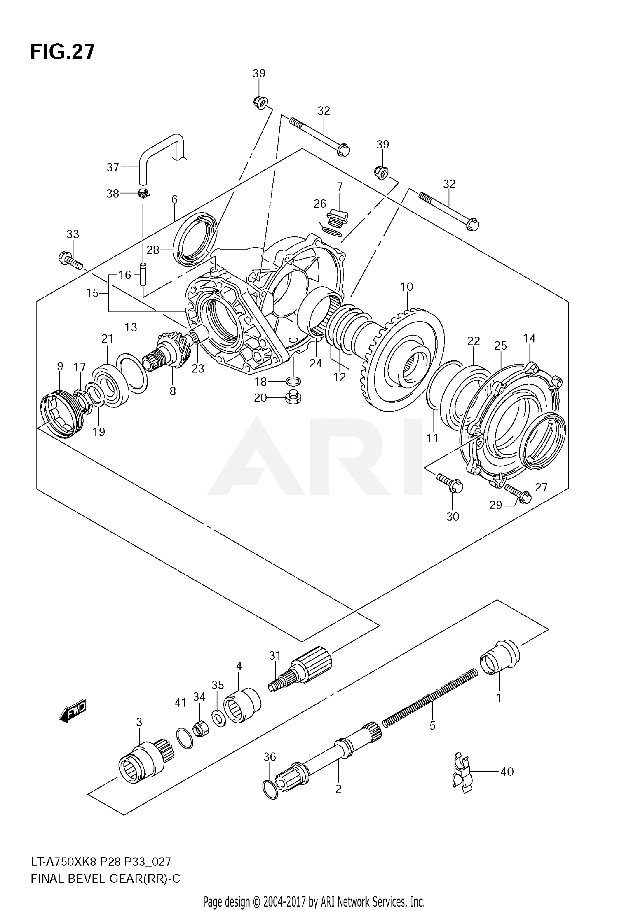 FINAL BEVEL GEAR (REAR)