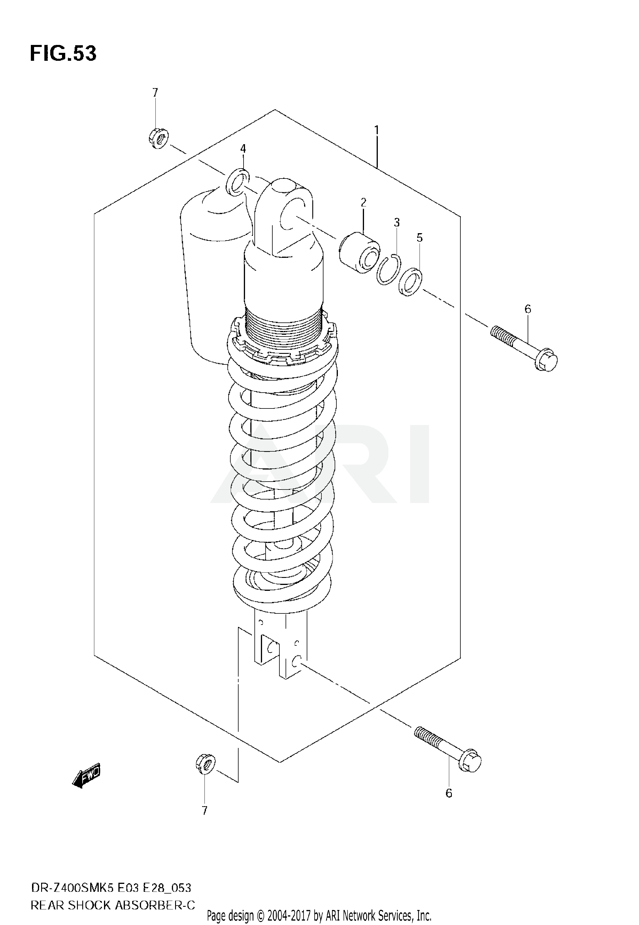 REAR SHOCK ABSORBER