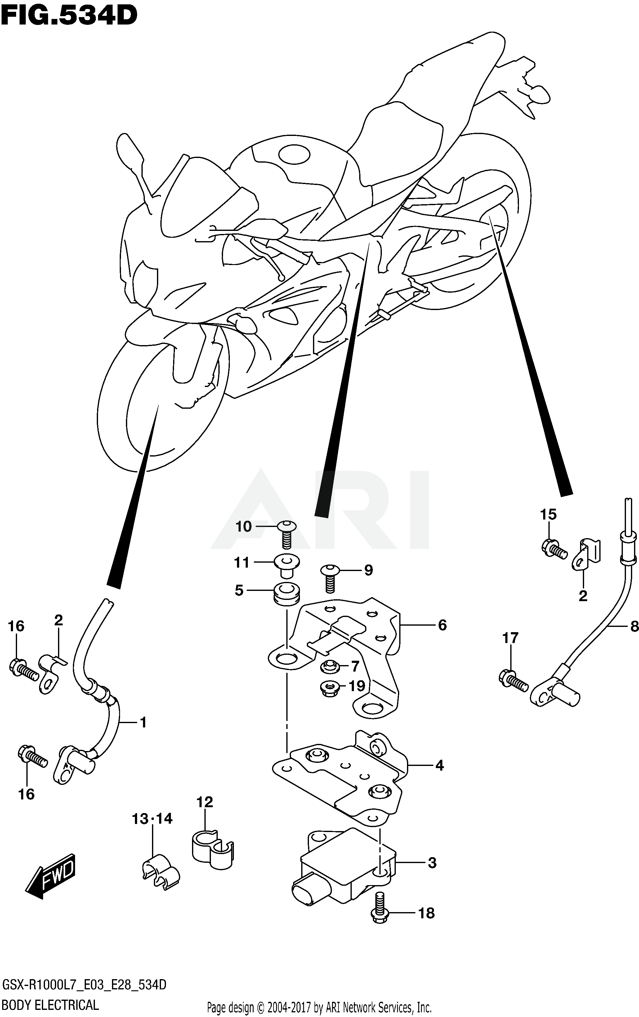 BODY ELECTRICAL (GSX-R1000AL7 E03)