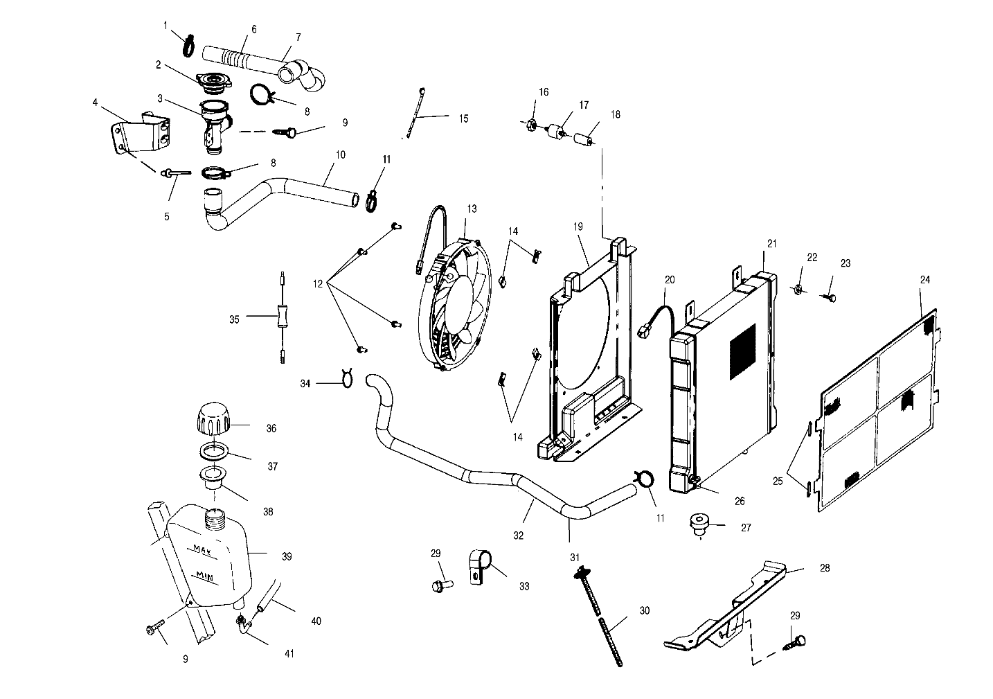 COOLING SYSTEM - A00CH50AA (4954805480A013)