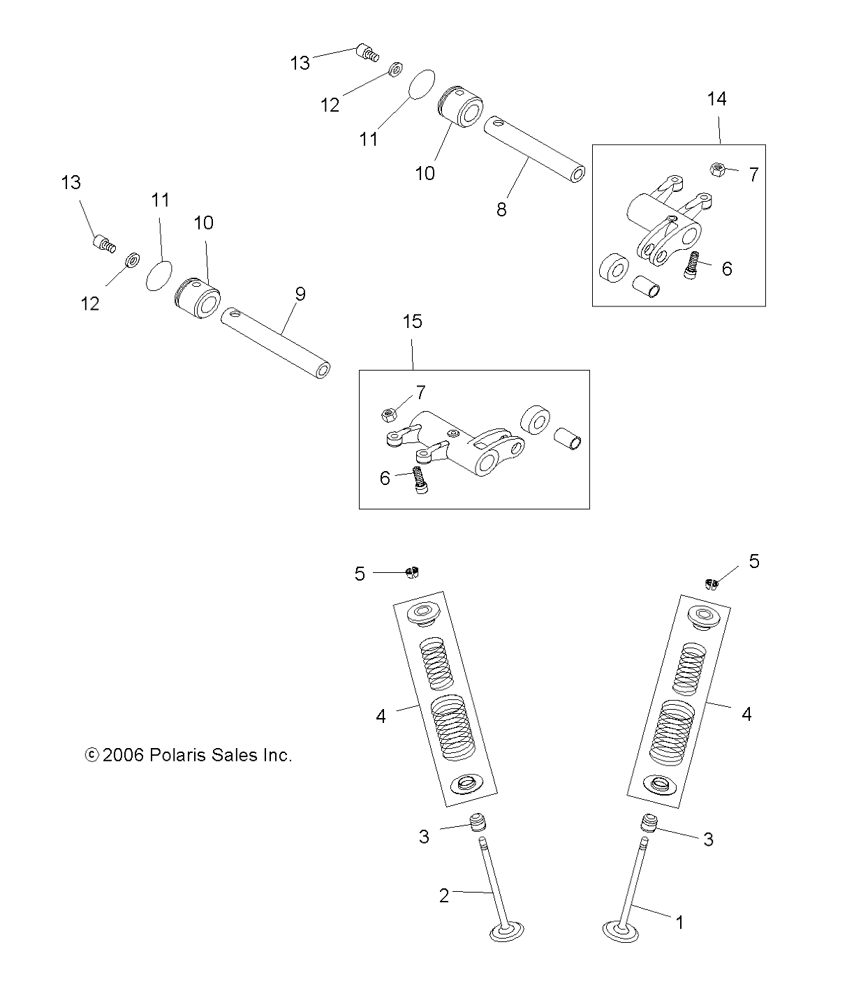 ENGINE, VALVE DRIVE - A10GJ45AA (49ATVVALVE07OUT525)