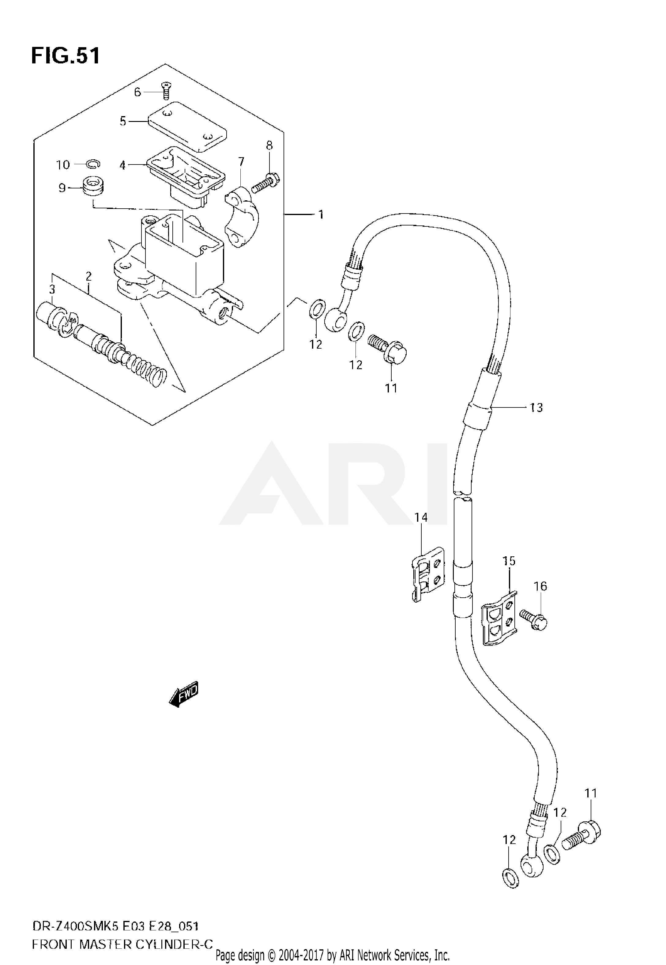 FRONT MASTER CYLINDER