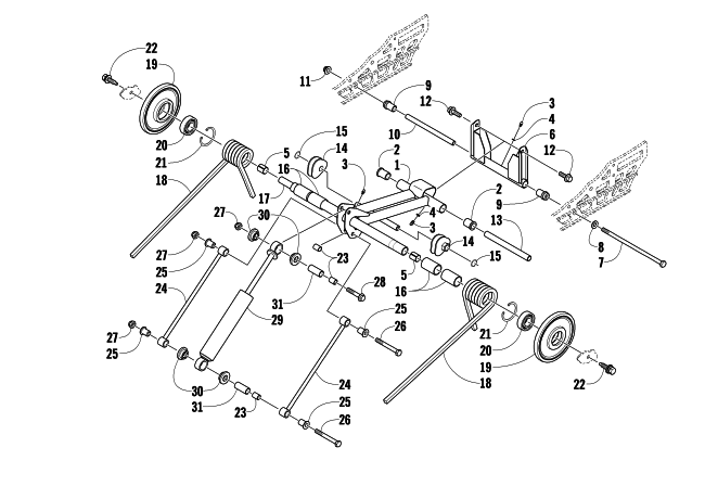 REAR SUSPENSION REAR ARM ASSEMBLY