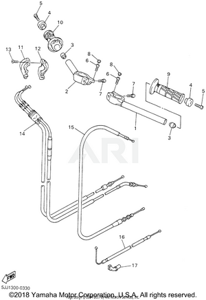 STEERING HANDLE CABLE