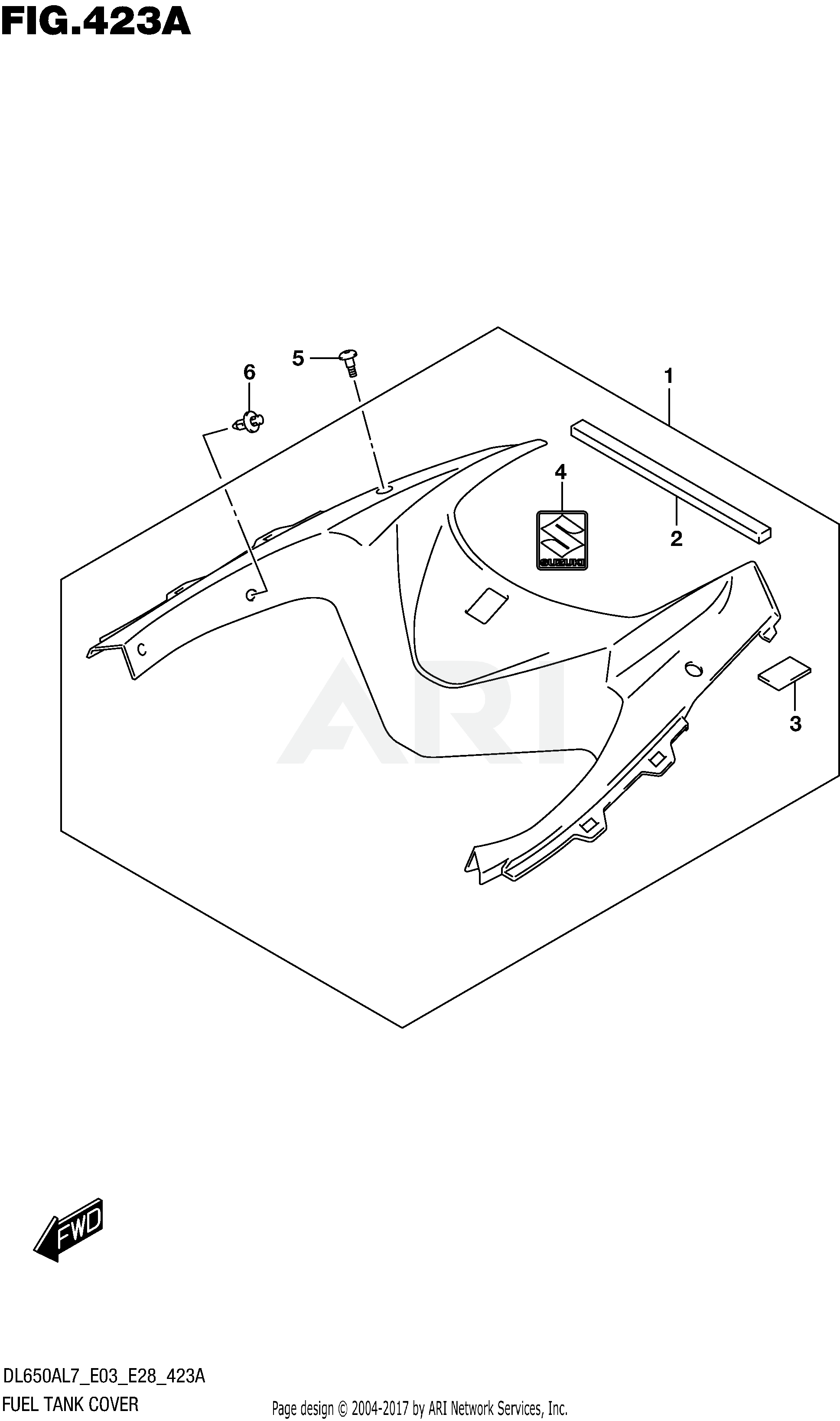 FUEL TANK COVER