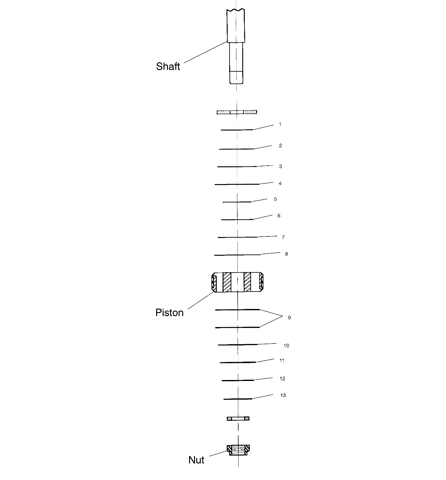 SHOCK VALVING - A00BA38CA (4954835483C007)