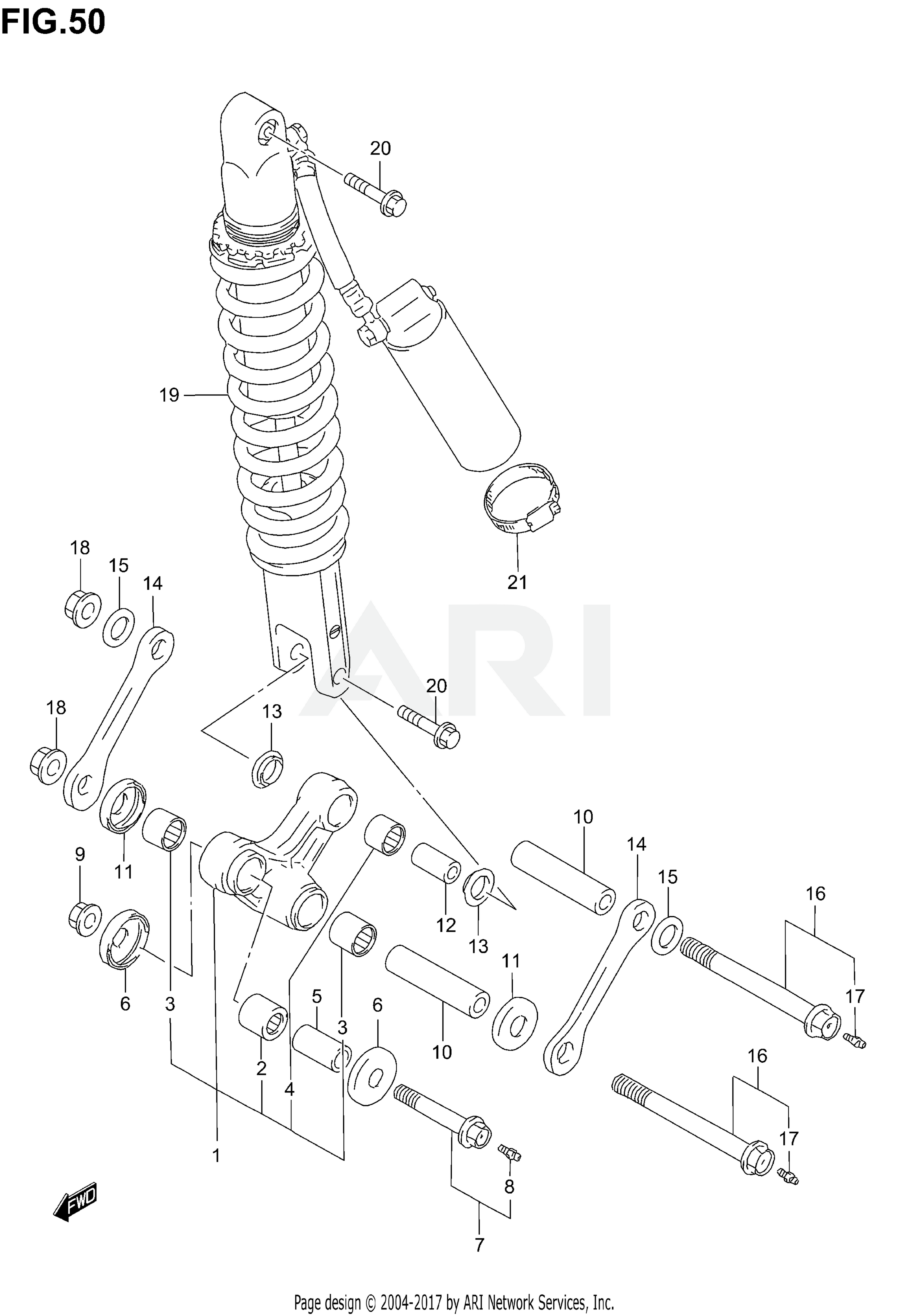 REAR CUSHION LEVER