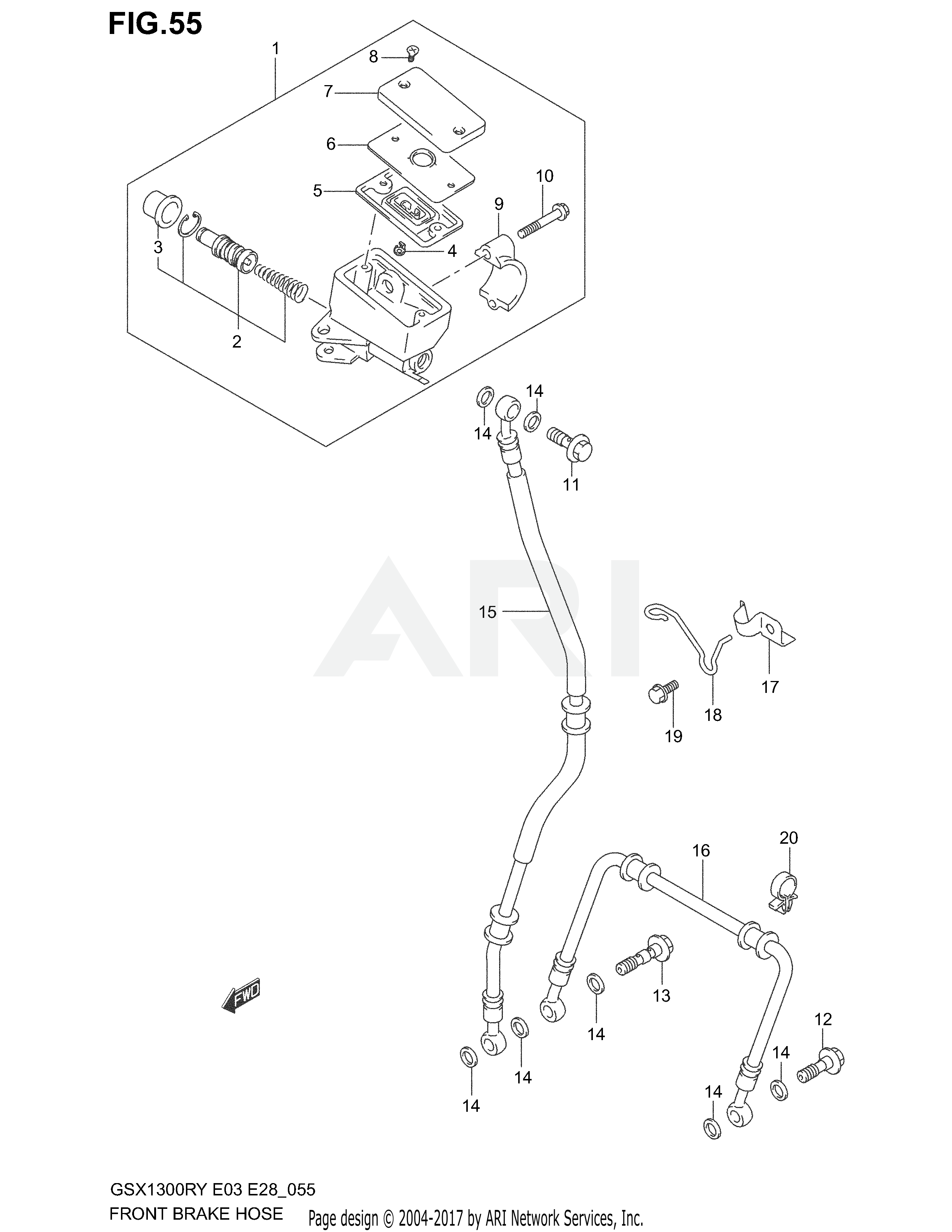 FRONT BRAKE HOSE