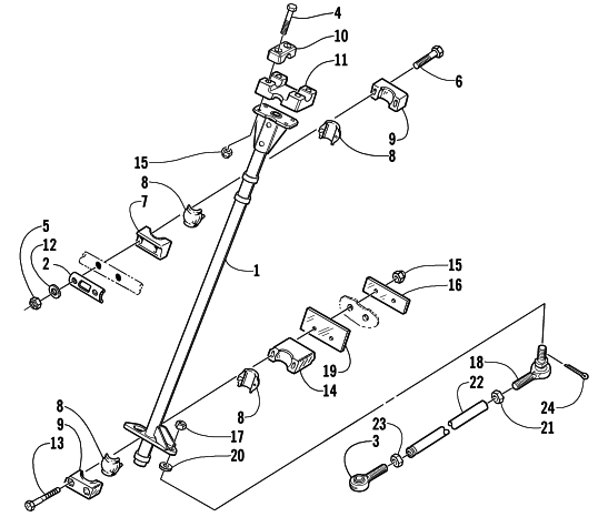 STEERING POST ASSEMBLY