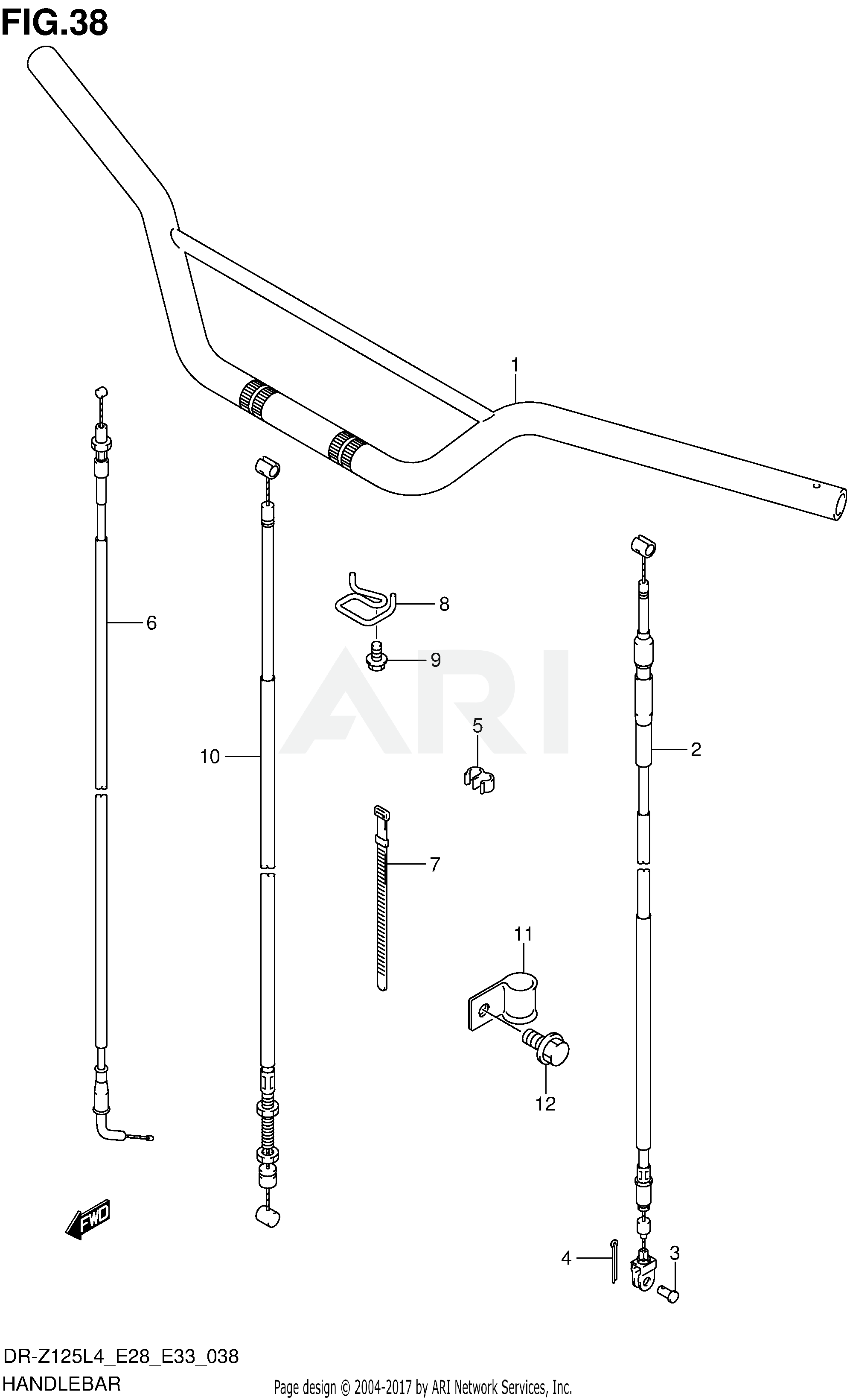 HANDLEBAR (DR-Z125L4 E33)